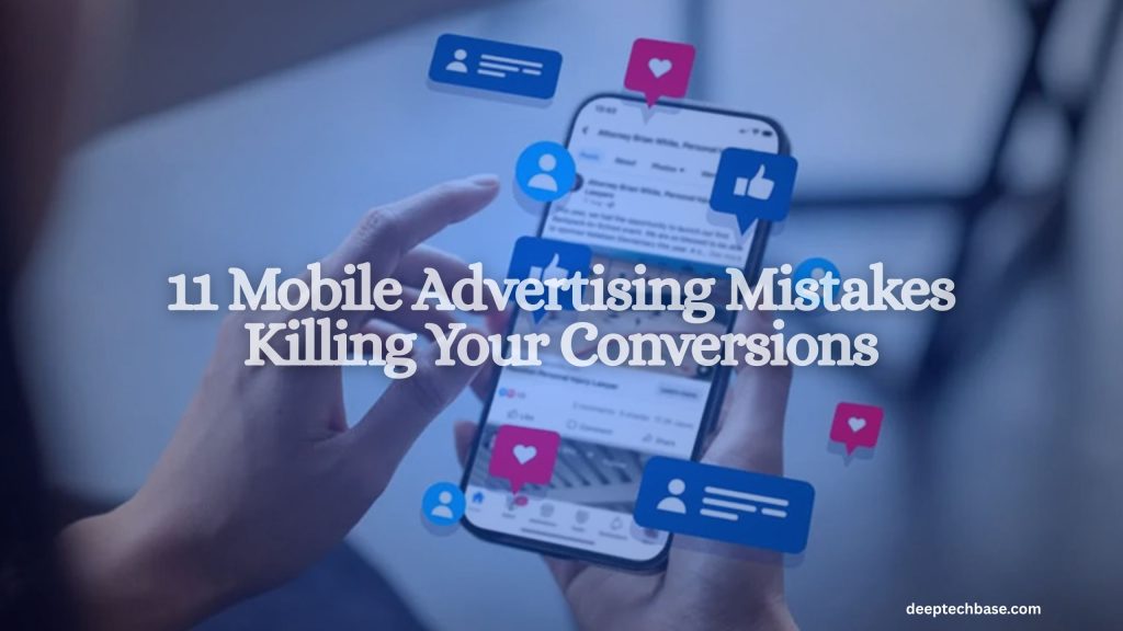 11 mobile ad mistakes Killing your conversions